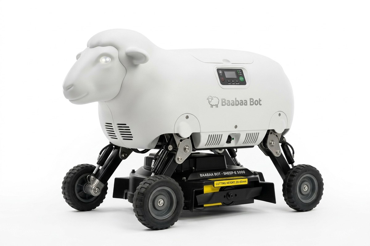 EweMow Robotic Grazing Sheep — view 2
