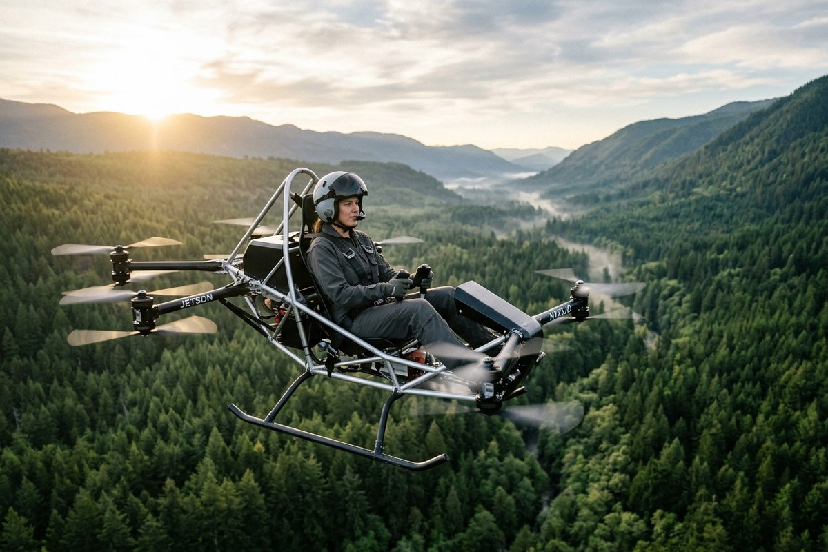 Jetson One Personal eVTOL — view 3